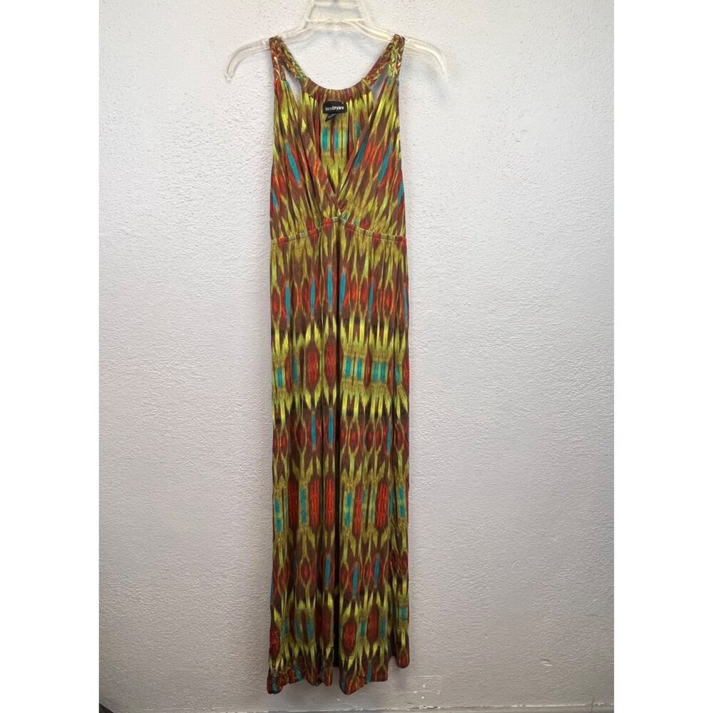 Lane Bryant Women's Multicolored Braided Sleeveless Maxi Dress - Size 14/16